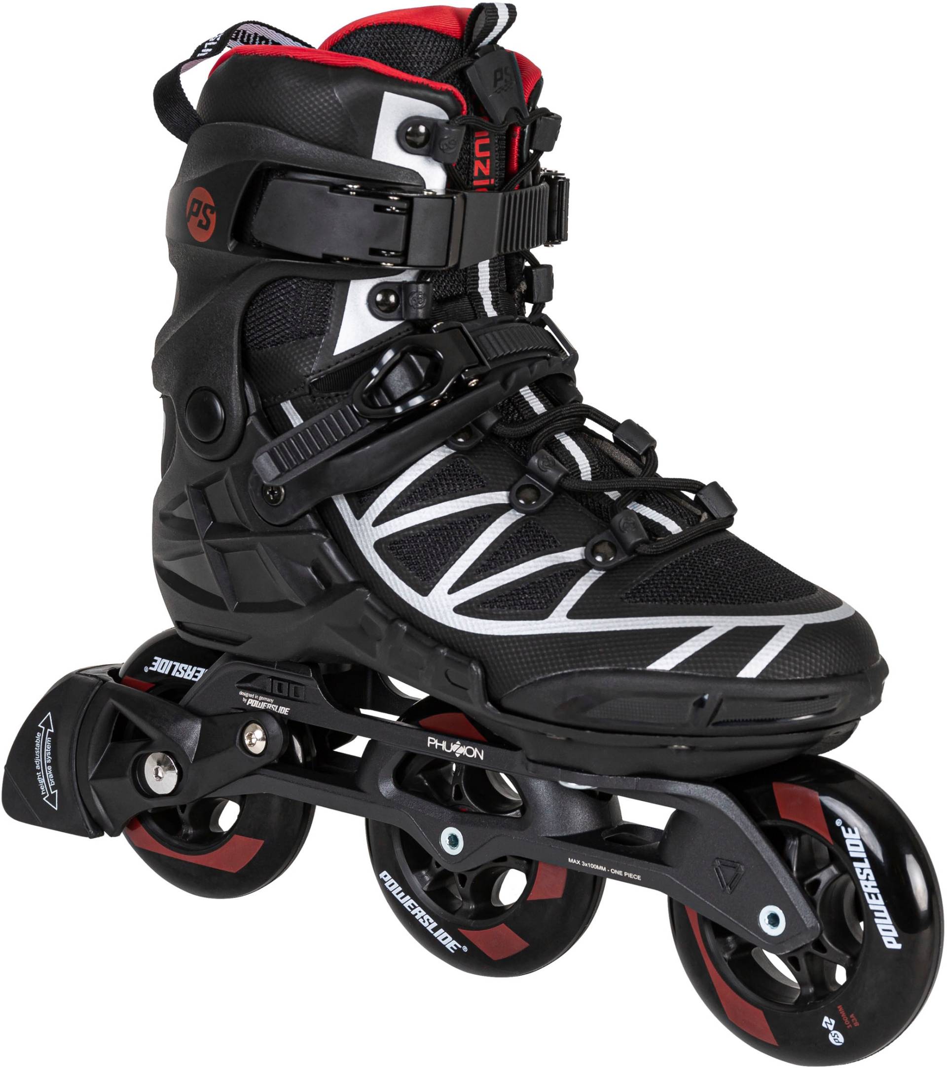 Powerslide Inlineskates »Phuzion Argon Scarlet 100« von Powerslide