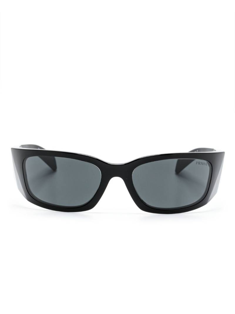 Prada Eyewear A14S shield-frame sunglasses - Black von Prada Eyewear