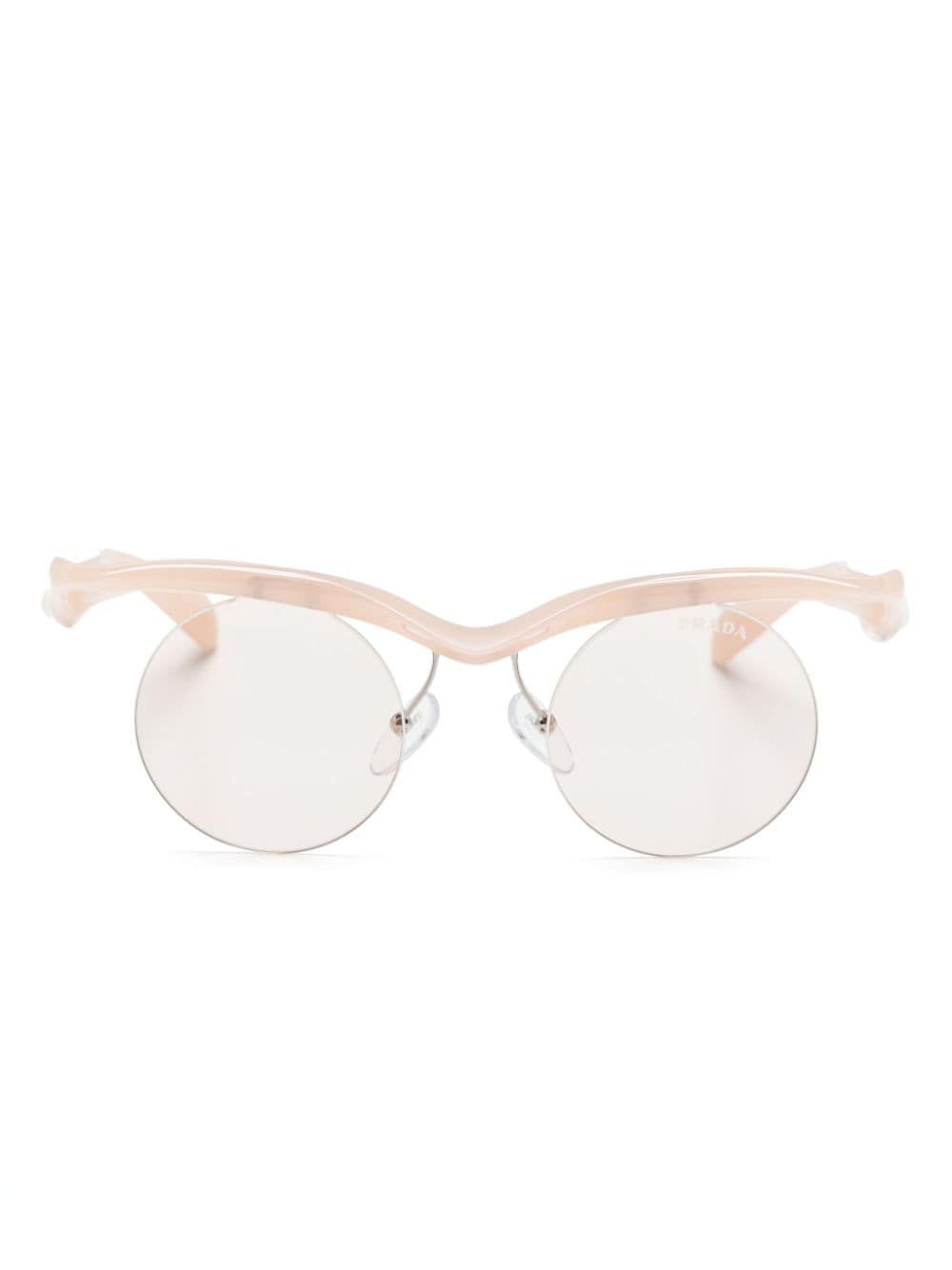 Prada Eyewear A24S round-frame sunglasses - Pink von Prada Eyewear