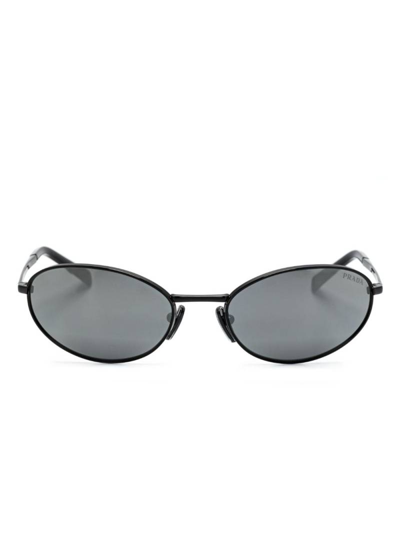 Prada Eyewear A59S oval-frame sunglasses - Black von Prada Eyewear