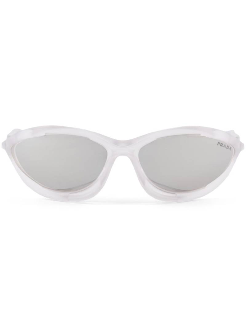 Prada Eyewear Morph cat-eye frame sunglasses - Neutrals von Prada Eyewear