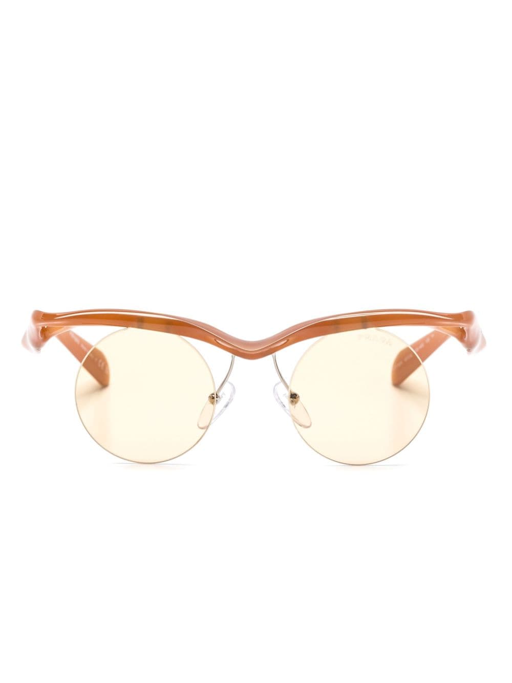 Prada Eyewear Morph sunglasses - Brown von Prada Eyewear