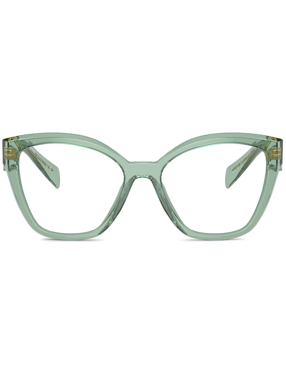 Prada Eyewear PR 20ZV glasses - Green von Prada Eyewear