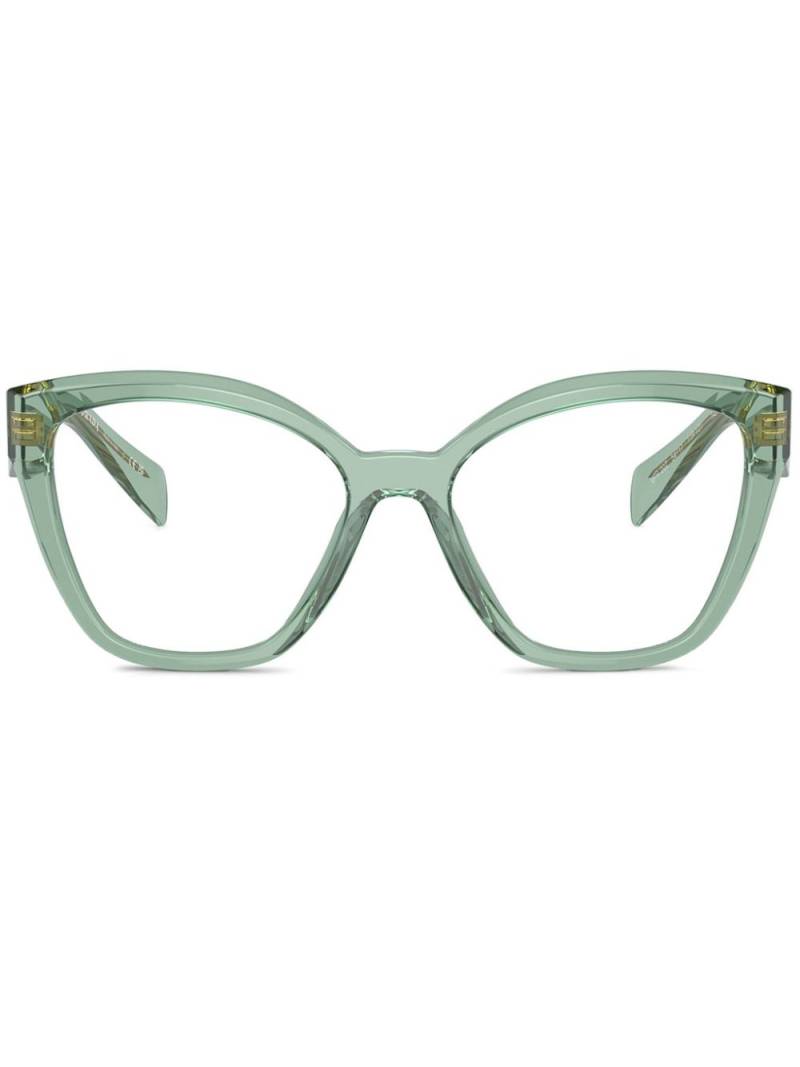 Prada Eyewear PR 20ZV glasses - Green von Prada Eyewear