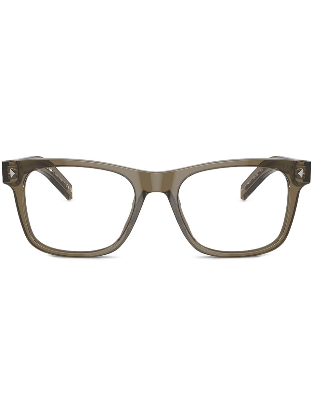 Prada Eyewear PR A13V Transparent Earth glasses - Brown von Prada Eyewear