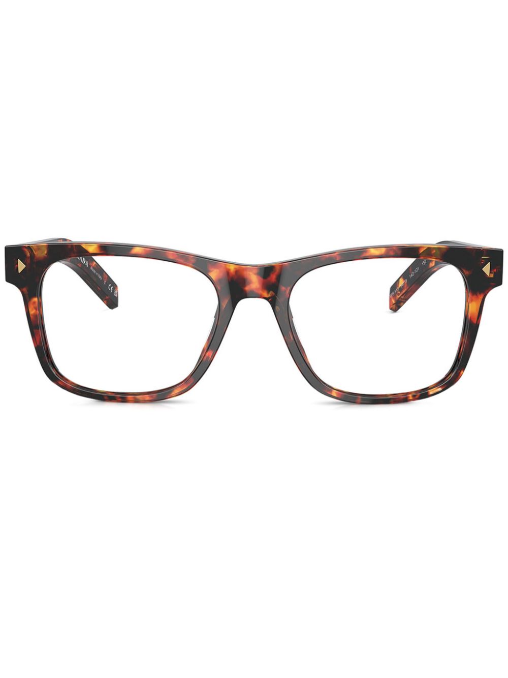 Prada Eyewear PR A13V glasses - Brown von Prada Eyewear