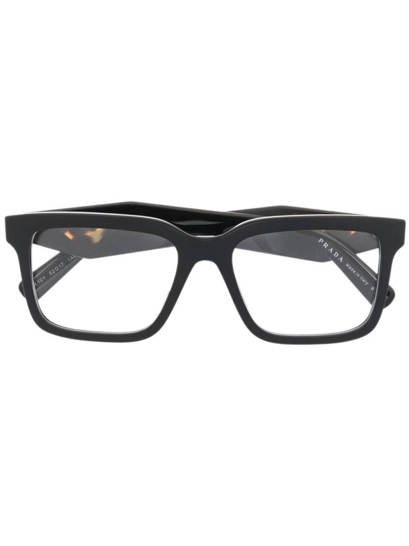 Prada Eyewear PR10YV square-frame optical glasses - Black von Prada Eyewear