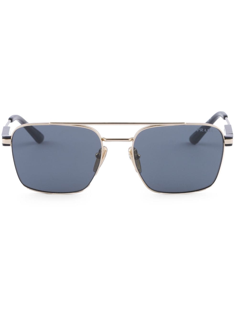 Prada Eyewear rectangle-frame sunglasses - Silver von Prada Eyewear