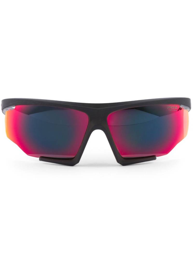 Prada Eyewear Linea Rossa Impavid sunglasses - Black von Prada Eyewear