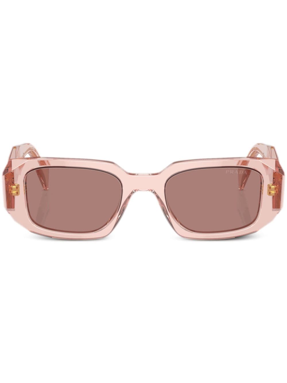 Prada Eyewear Prada PR 17WS oval frame sunglasses - Pink von Prada Eyewear