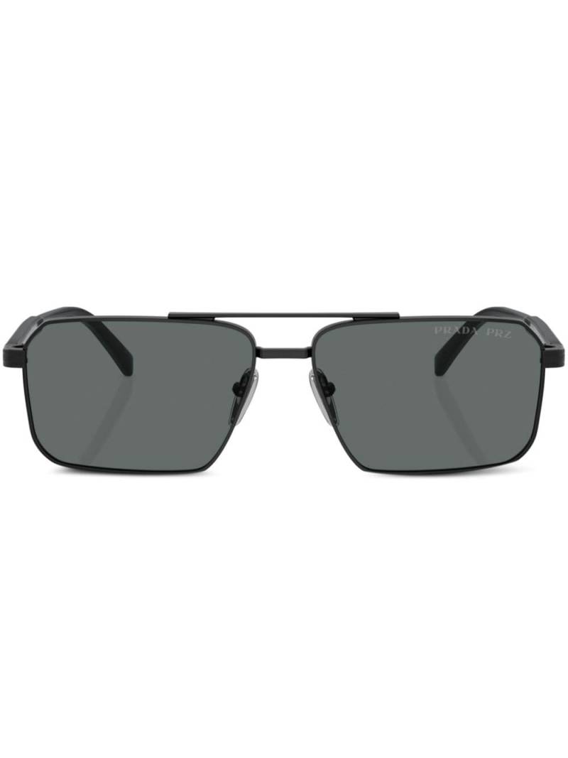 Prada Eyewear Prada PR A57S aviator frame sunglasses - Black von Prada Eyewear