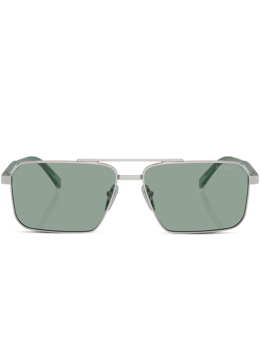 Prada Eyewear Prada PR A57S aviator frame sunglasses - Silver von Prada Eyewear
