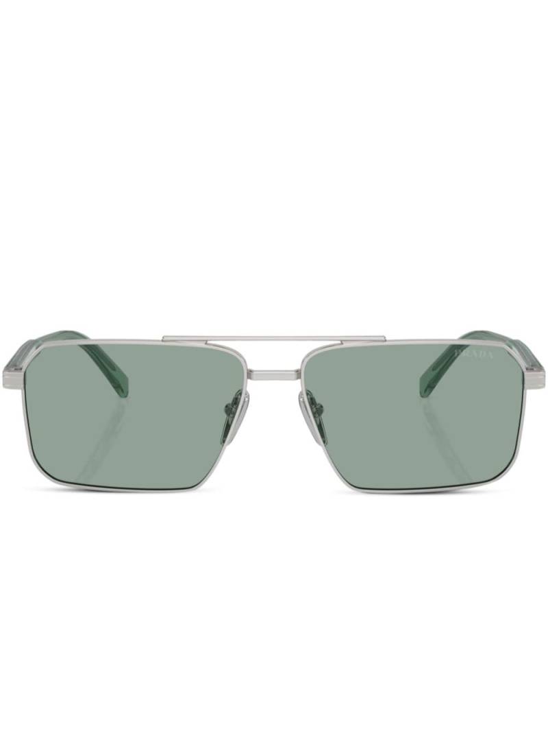 Prada Eyewear Prada PR A57S aviator frame sunglasses - Silver von Prada Eyewear