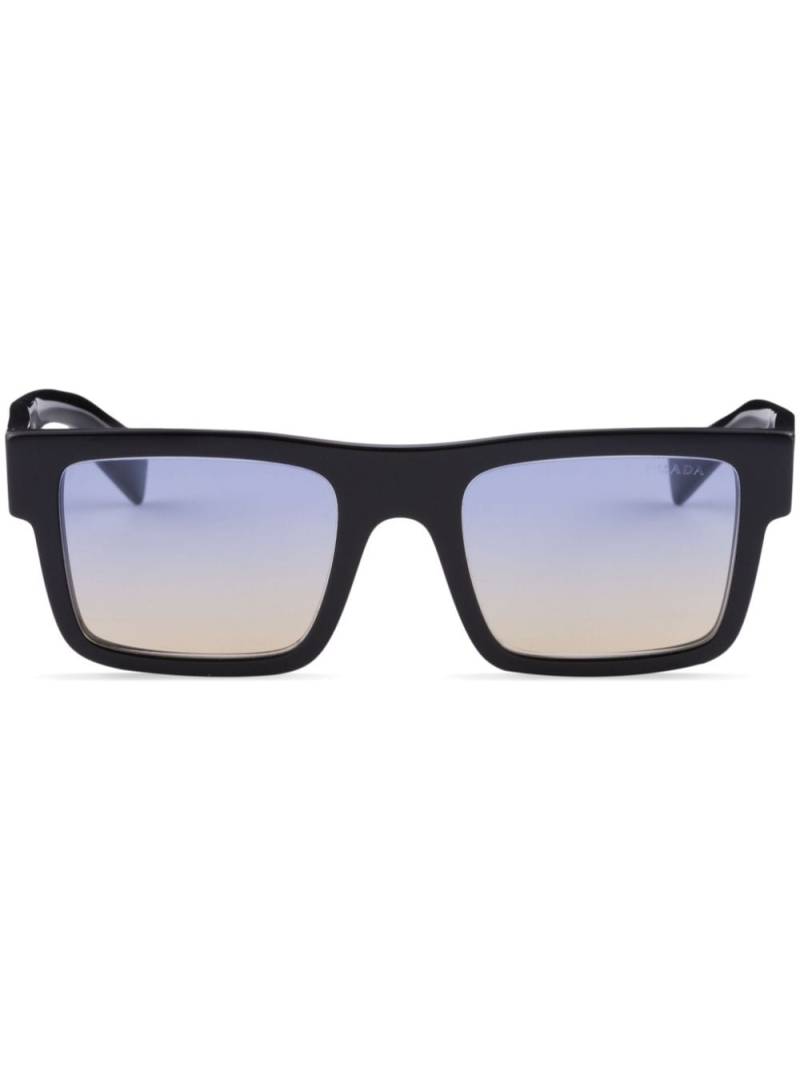 Prada Eyewear Symbole rectangle-frame sunglasses - Black von Prada Eyewear