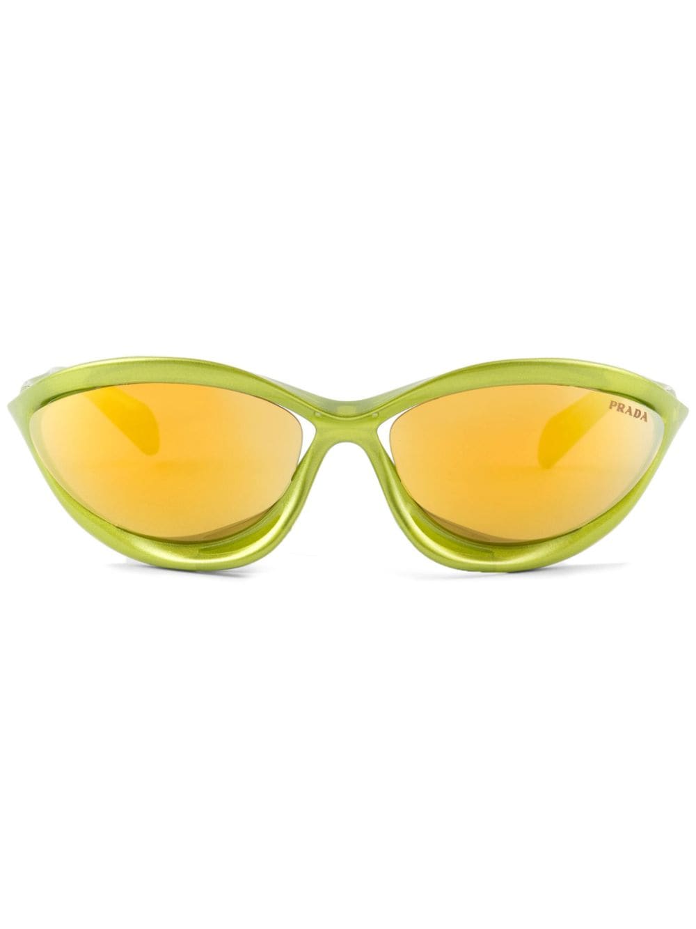Prada Eyewear Runway sunglasses - Green von Prada Eyewear