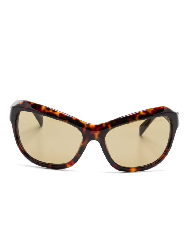 Prada Eyewear Swing sunglasses - Brown von Prada Eyewear