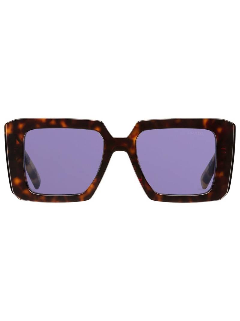 Prada Eyewear Symbole oversize-frame sunglasses - Purple von Prada Eyewear