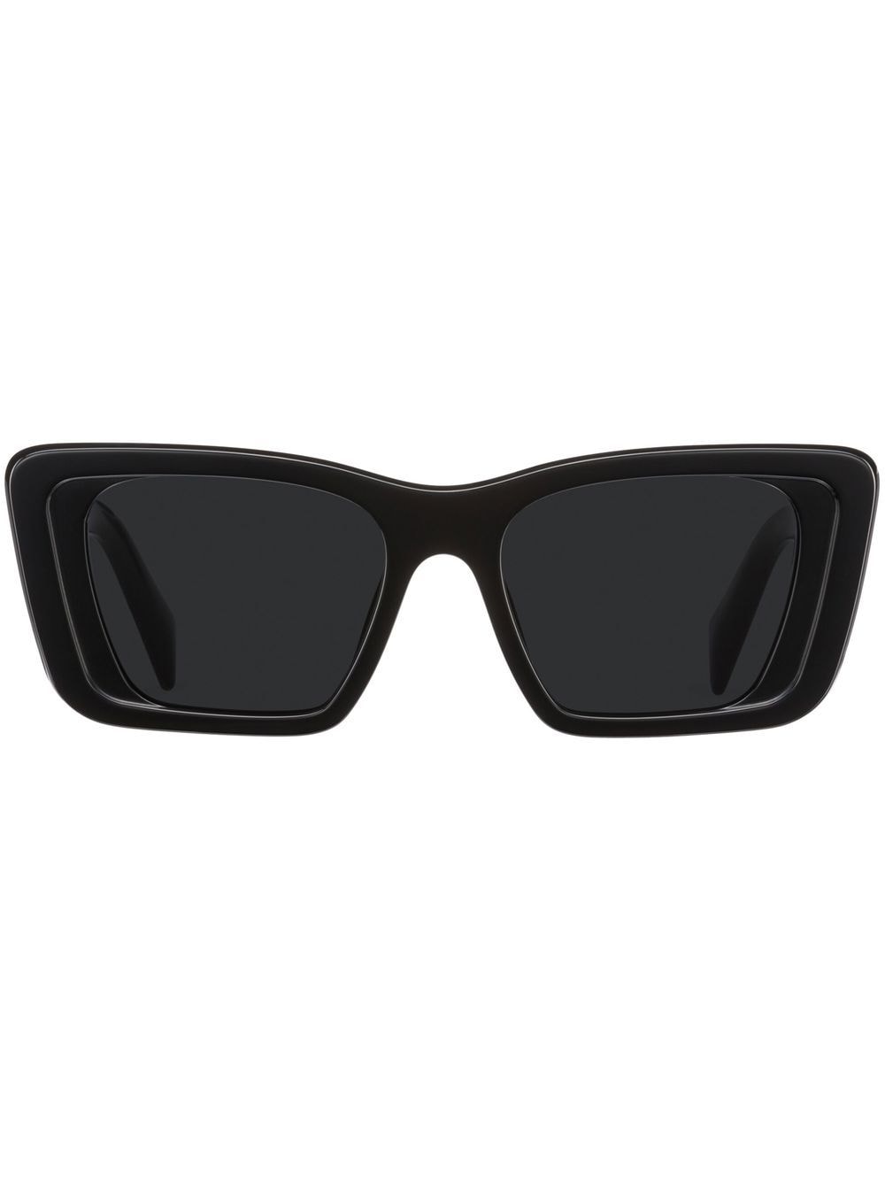 Prada Eyewear Symbole rectangle-frame sunglasses - Grey von Prada Eyewear