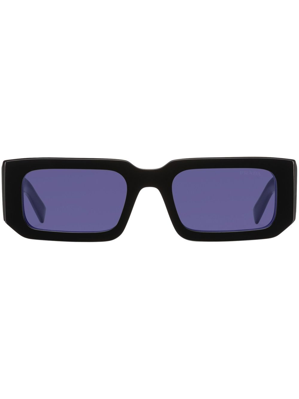 Prada Eyewear Symbole rectangle-frame sunglasses - Purple von Prada Eyewear