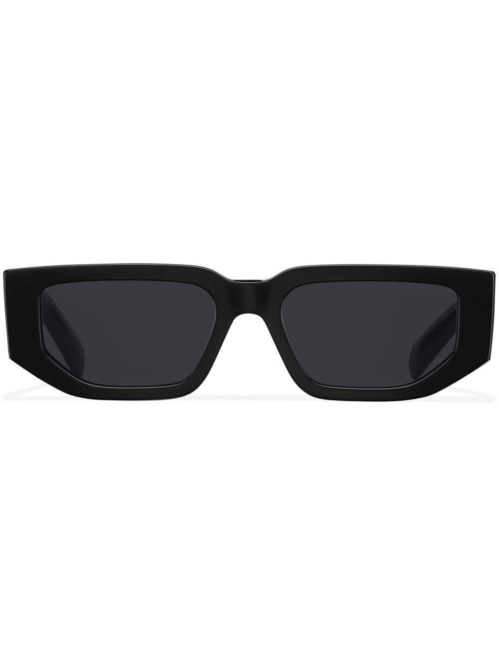 Prada Eyewear Symbole rectangular-frame sunglasses - Black von Prada Eyewear