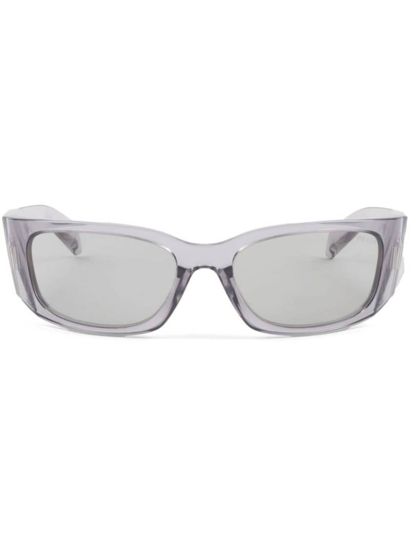 Prada Eyewear Symbole wraparound-frame sunglasses - Grey von Prada Eyewear