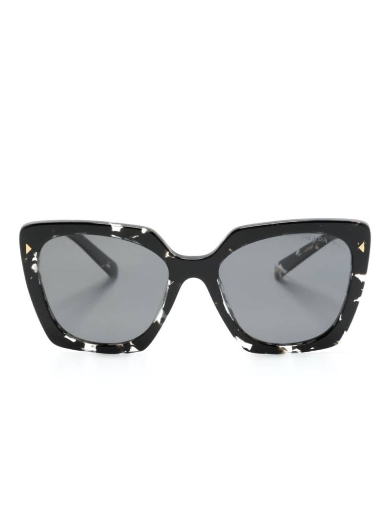 Prada Eyewear butterfly-frame sunglasses - Black von Prada Eyewear