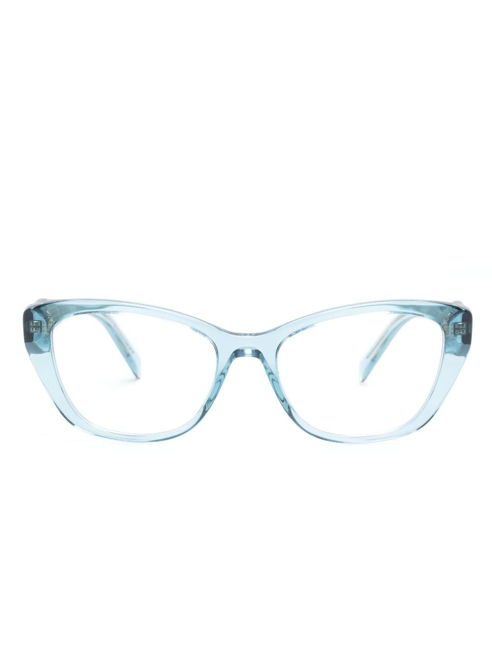 Prada Eyewear cat-eye frame glasses - Blue von Prada Eyewear