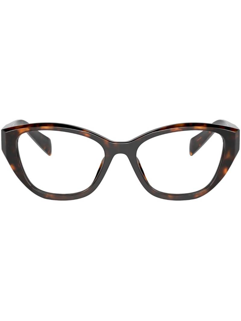 Prada Eyewear cat-eye frame glasses - Green von Prada Eyewear