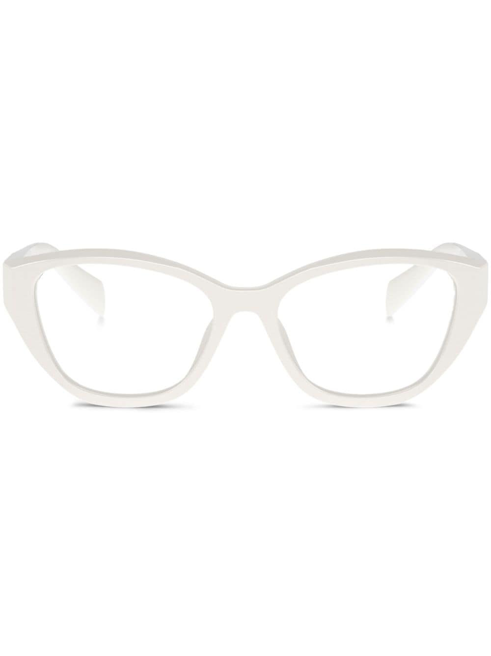 Prada Eyewear cat-eye frame glasses - Black von Prada Eyewear