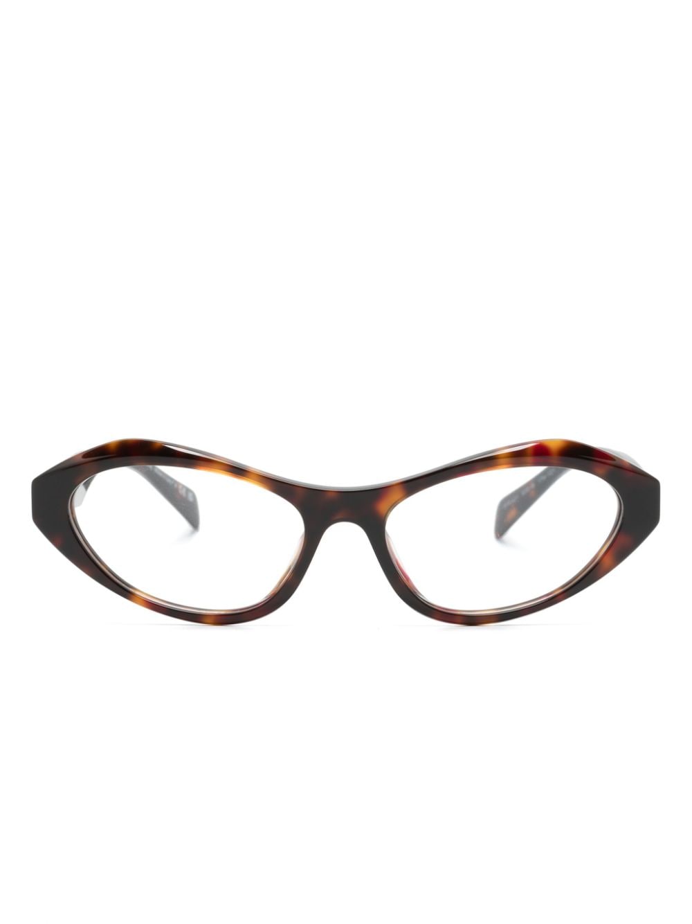 Prada Eyewear cat-eye glasses - Brown von Prada Eyewear