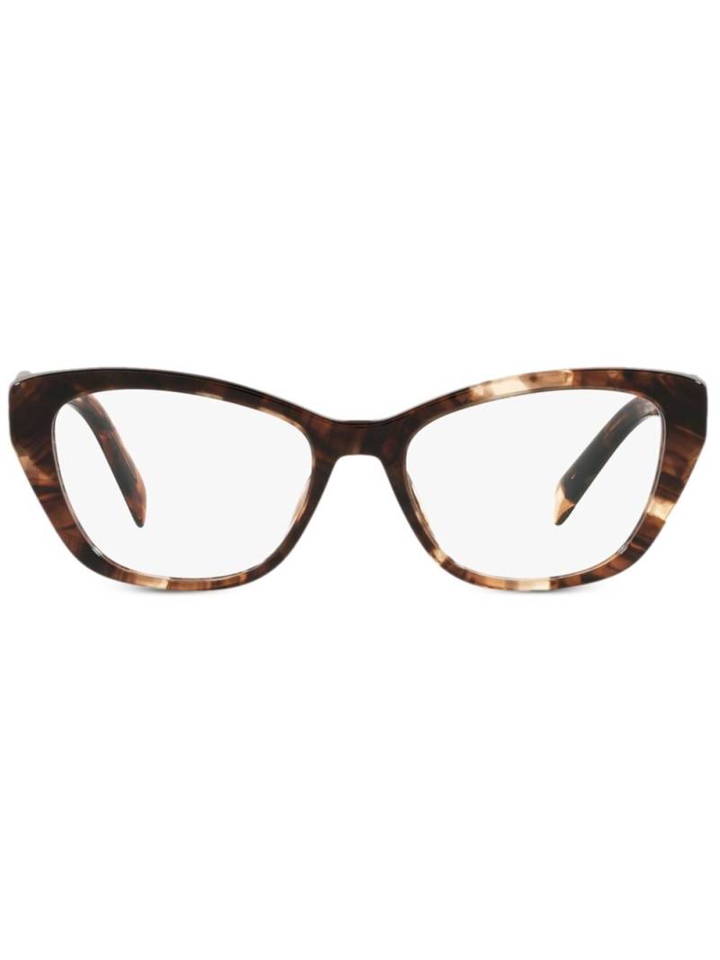 Prada Eyewear cat-eye glasses - Brown von Prada Eyewear