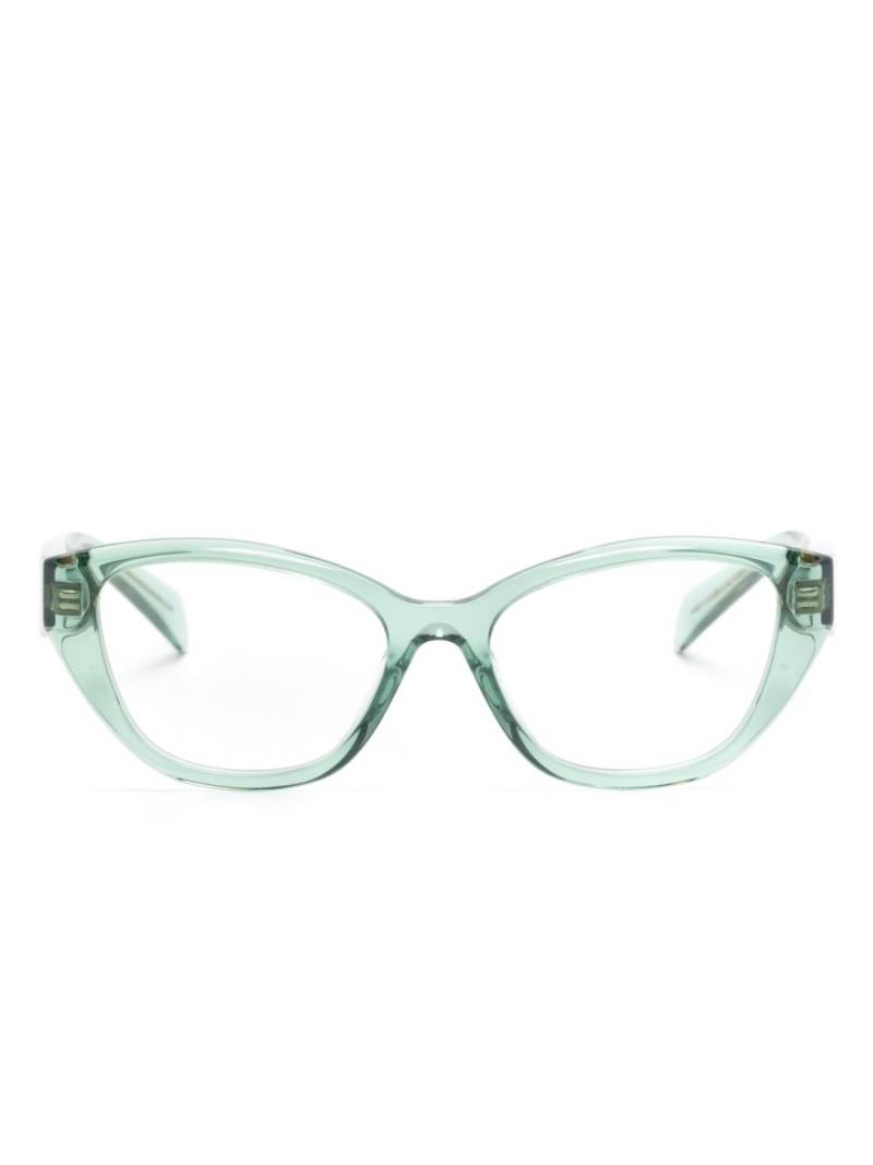 Prada Eyewear cat-eye glasses - Green von Prada Eyewear