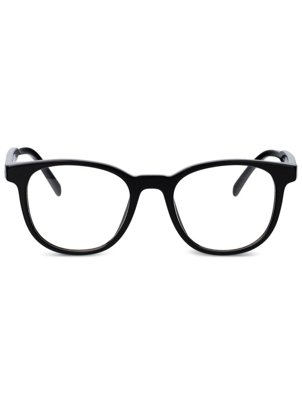 Prada Eyewear geometric-frame glasses - Black von Prada Eyewear