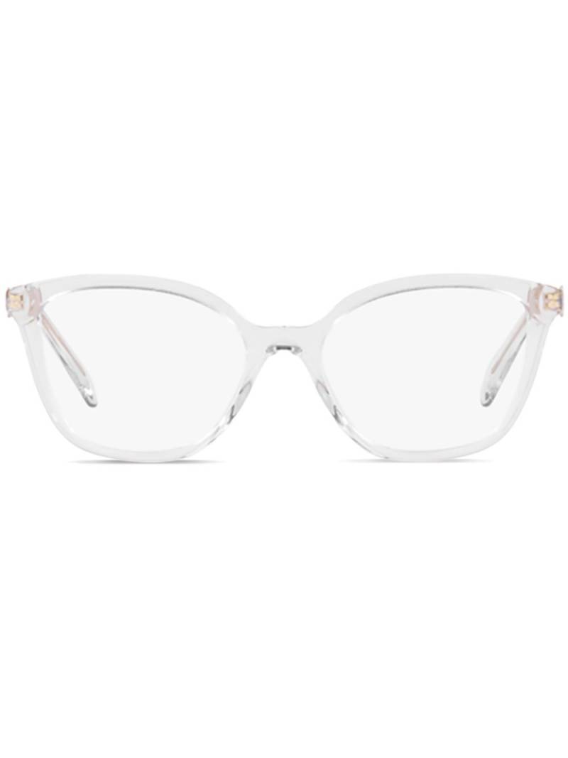 Prada Eyewear geometric-frame glasses - White von Prada Eyewear