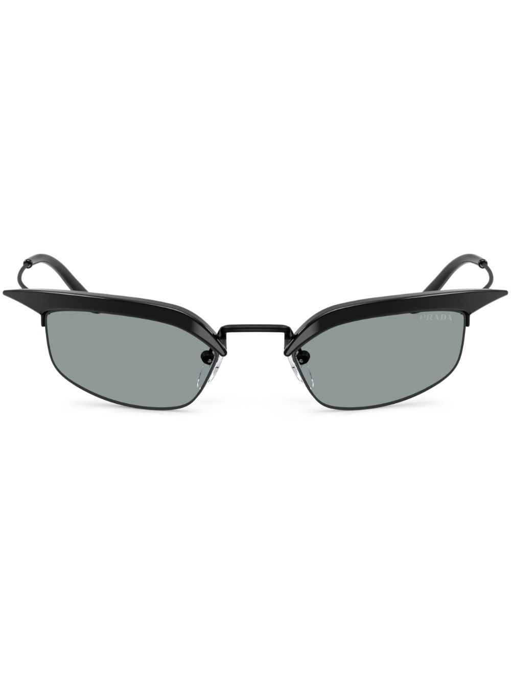 Prada Eyewear geometric-frame sunglasses - Black von Prada Eyewear