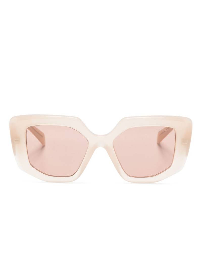 Prada Eyewear geometric-frame sunglasses - Neutrals von Prada Eyewear