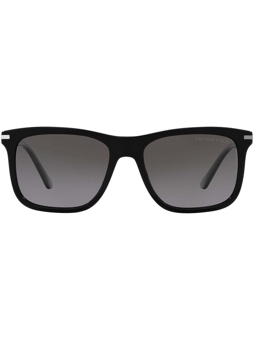 Prada Eyewear gradient rectangular-frame sunglasses - Black von Prada Eyewear