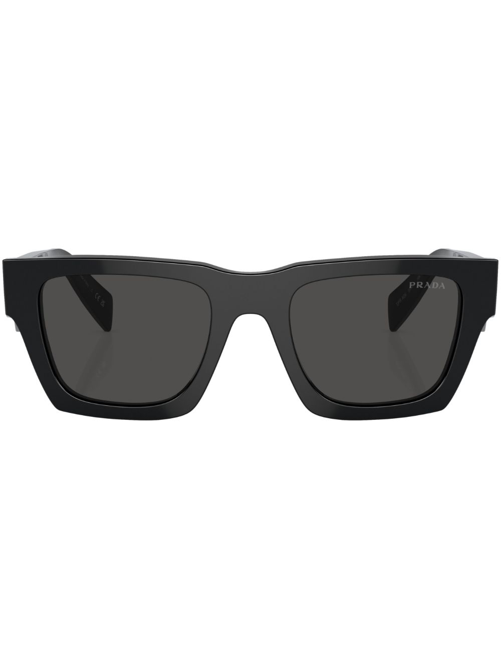 Prada Eyewear logo-lettering square sunglasses - Black von Prada Eyewear