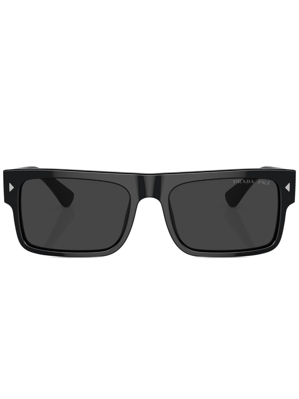 Prada Eyewear logo-lettering square sunglasses - Black von Prada Eyewear