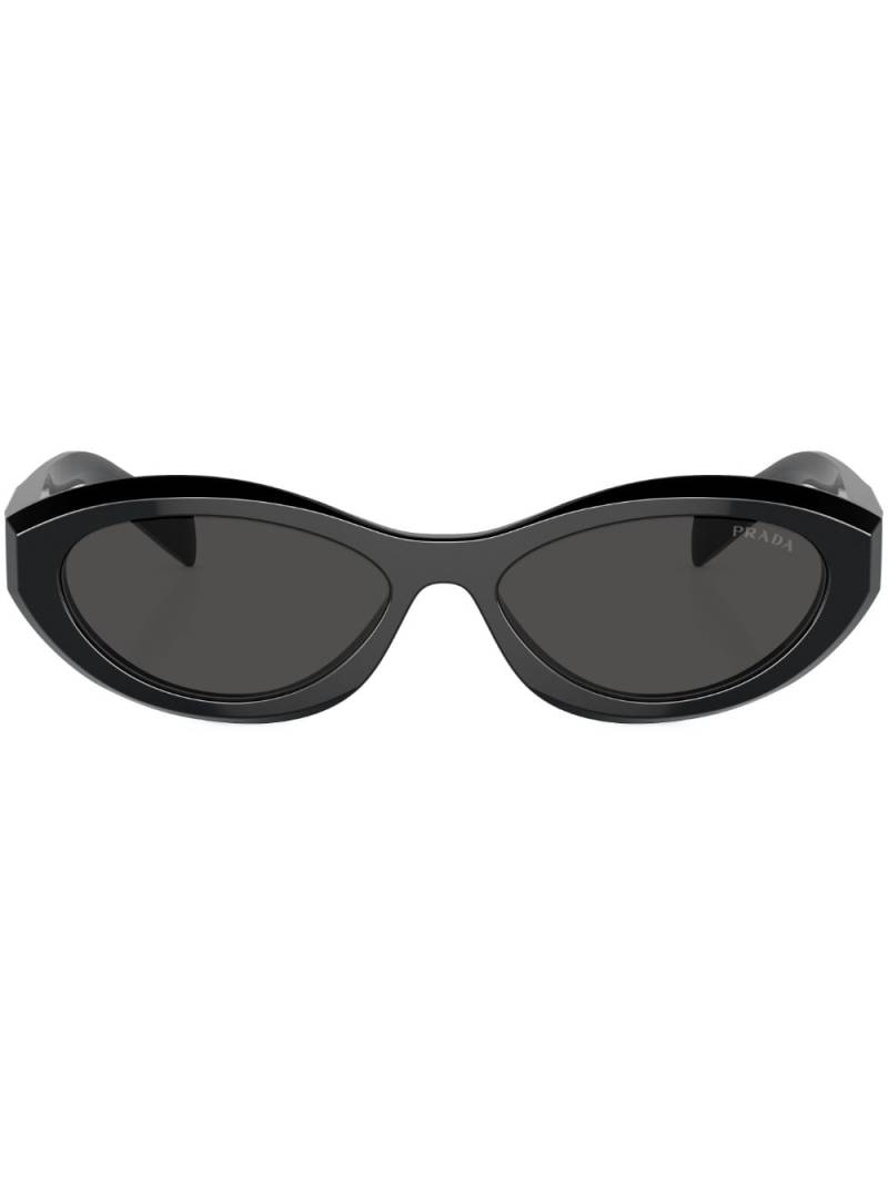 Prada Eyewear oval-frame sunglasses - Black von Prada Eyewear