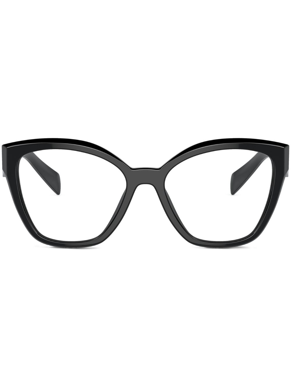 Prada Eyewear oversize-frame glasses - Black von Prada Eyewear