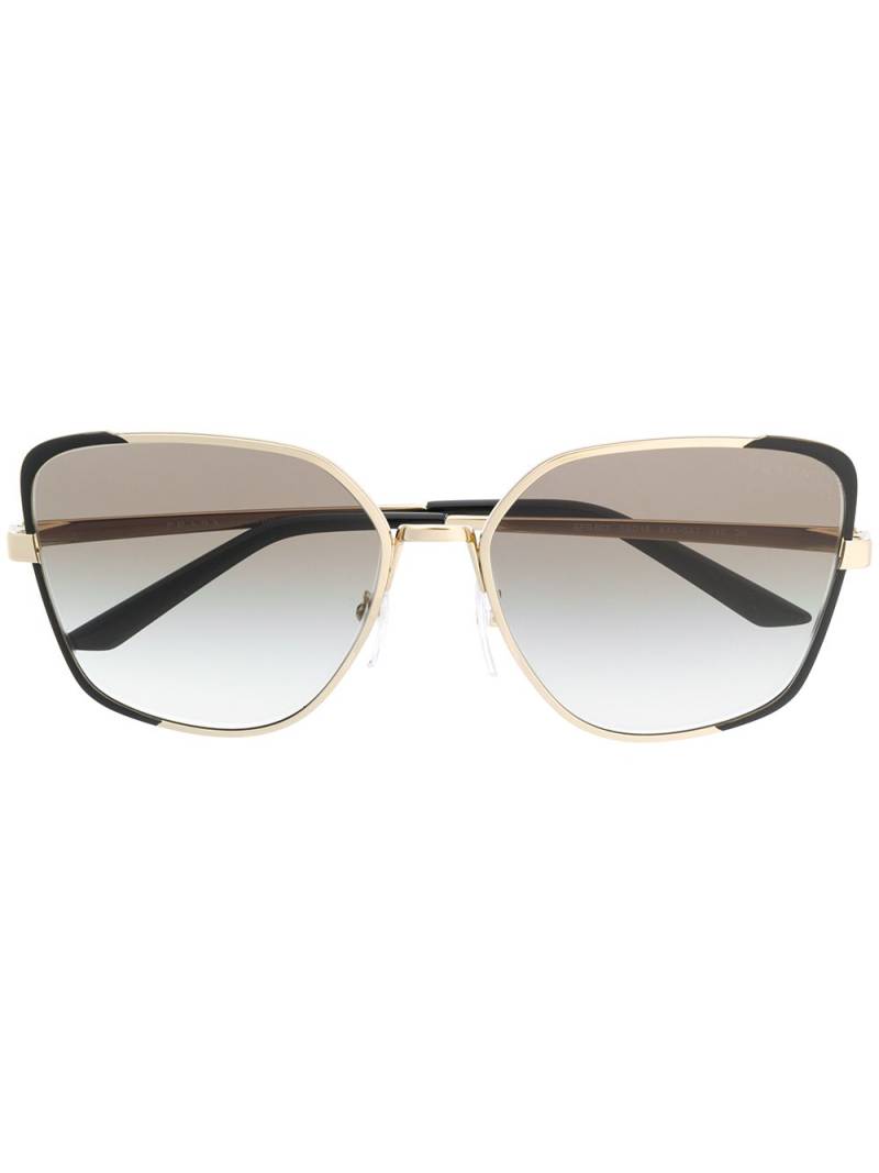 Prada Eyewear oversize-frame sunglasses - Black von Prada Eyewear