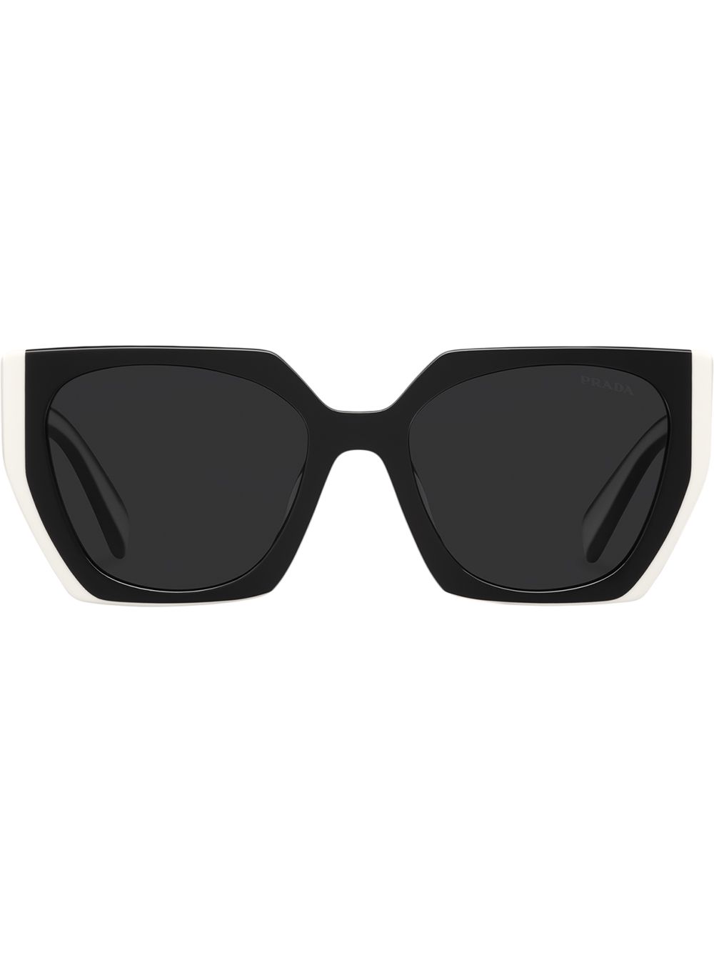 Prada Eyewear rectangle-frame sunglasses - Black von Prada Eyewear