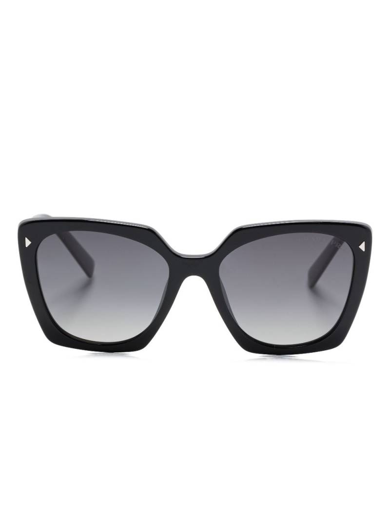 Prada Eyewear oversized-frame Sunglasses - Black von Prada Eyewear