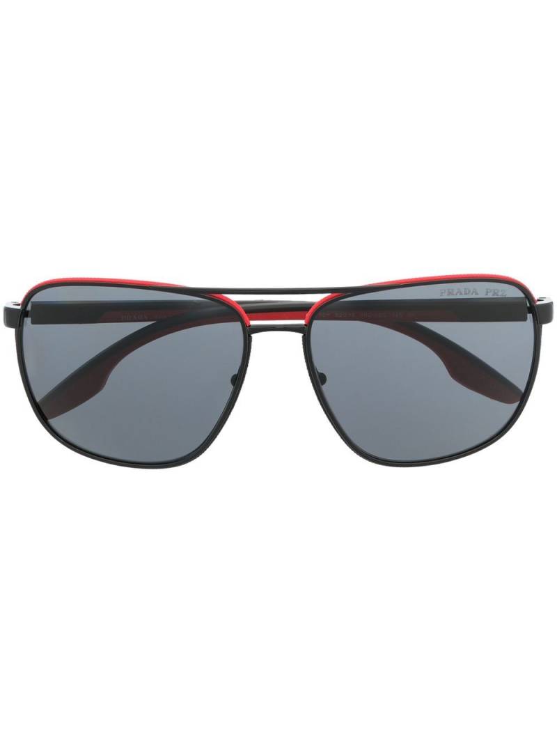 Prada Eyewear pilot frame sunglasses - Black von Prada Eyewear