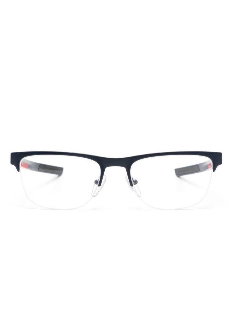 Prada Eyewear rectangle-frame glasses - Blue von Prada Eyewear