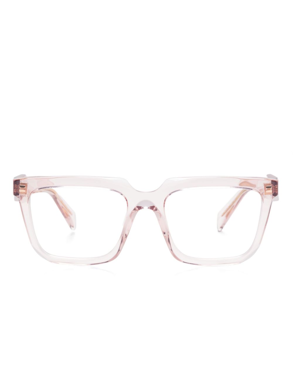 Prada Eyewear rectangle-frame glasses - Pink von Prada Eyewear