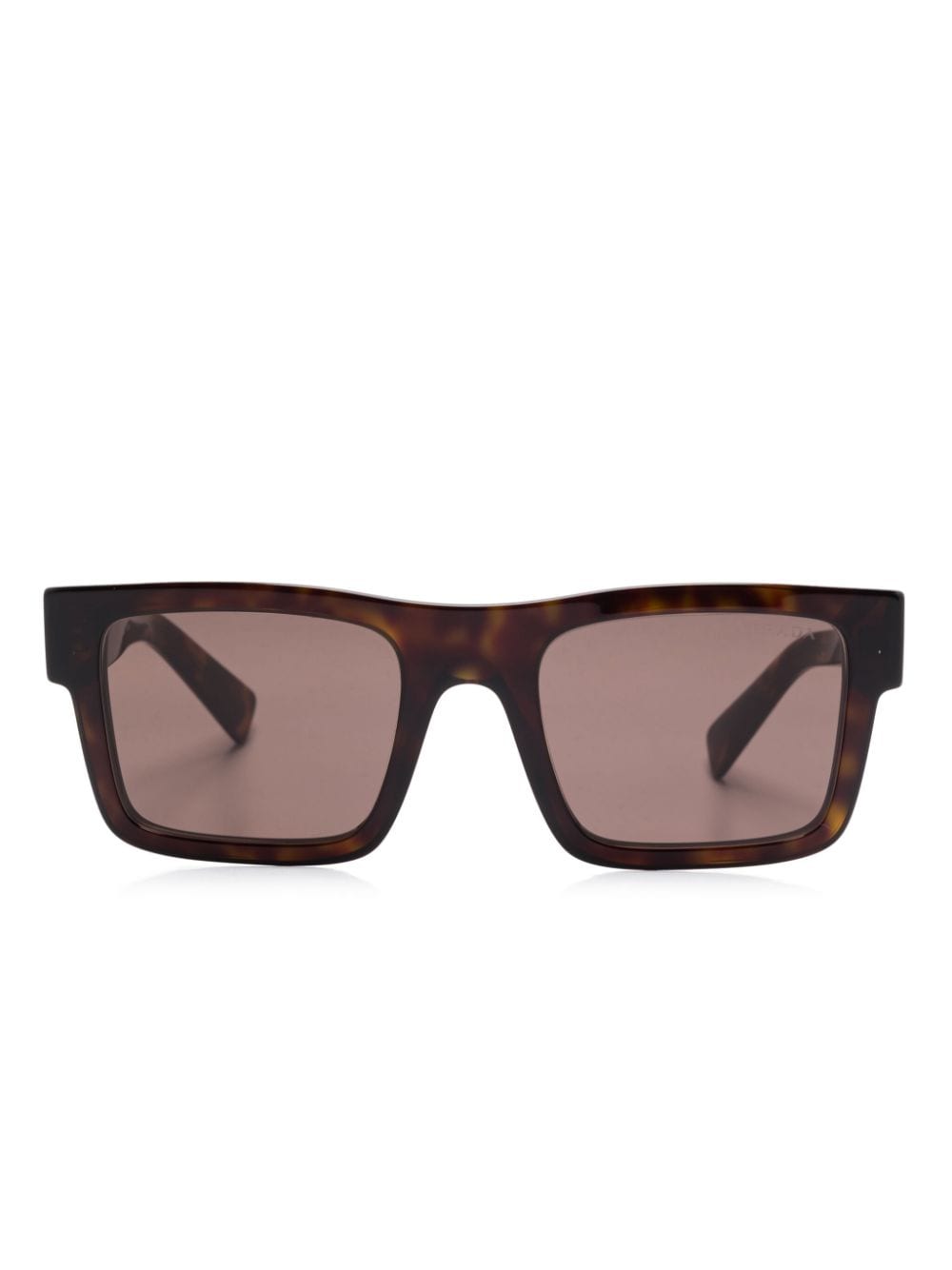 Prada Eyewear rectangle-frame sunglasses - Brown von Prada Eyewear