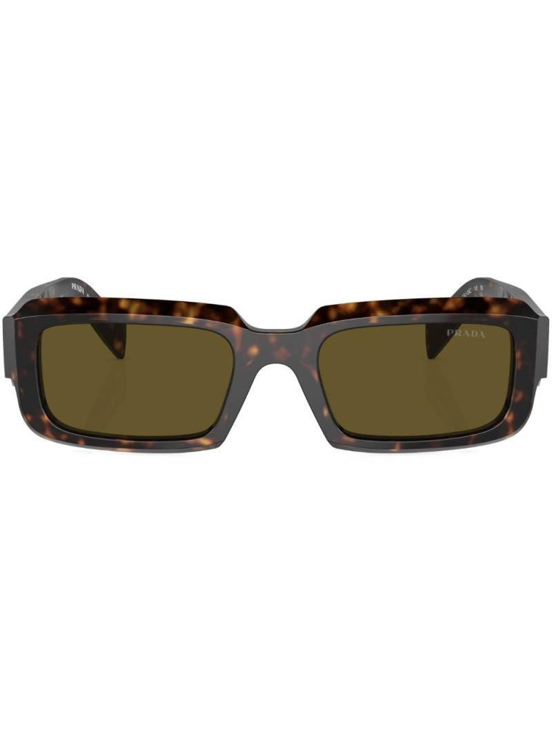 Prada Eyewear rectangle-frame sunglasses - Green von Prada Eyewear