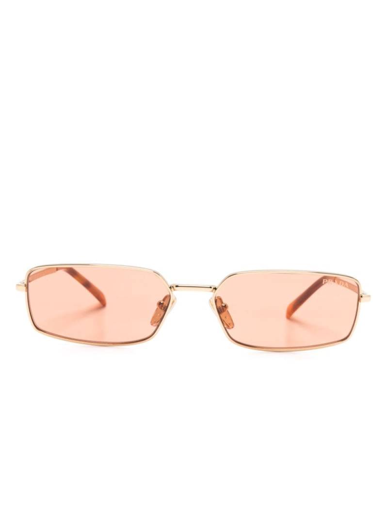 Prada Eyewear rectangle-frame sunglasses - Gold von Prada Eyewear